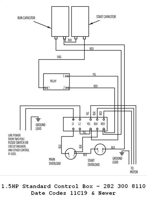 franklin electric 1 2 hp submersible water pump control box|282 3028 110 control box.